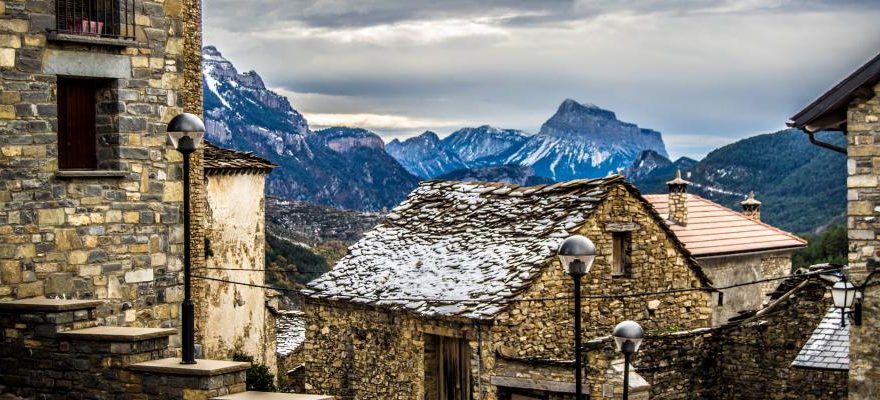 Perspectiva del Pirineo desde Fanlo (Huesca)